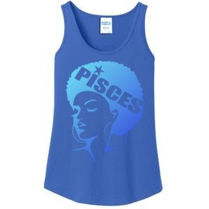 African American Afro Pisces Zodiac Great Gift Ladies Essential Tank