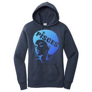 African American Afro Pisces Zodiac Great Gift Women's Pullover Hoodie