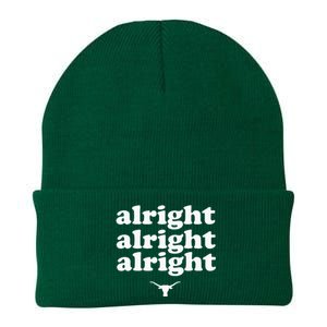 Alright Alright Alright Texas Bull Texas Pride State USA Knit Cap Winter Beanie