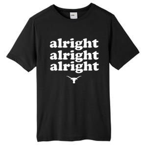 Alright Alright Alright Texas Bull Texas Pride State USA Tall Fusion ChromaSoft Performance T-Shirt