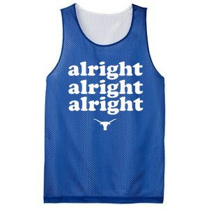 Alright Alright Alright Texas Bull Texas Pride State USA Mesh Reversible Basketball Jersey Tank