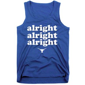 Alright Alright Alright Texas Bull Texas Pride State USA Tank Top