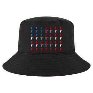 Archery Archer American Flag Independence Day 4th Of July Gift Cool Comfort Performance Bucket Hat