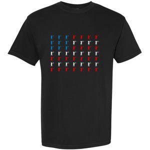 Archery Archer American Flag Independence Day 4th Of July Gift Garment-Dyed Heavyweight T-Shirt