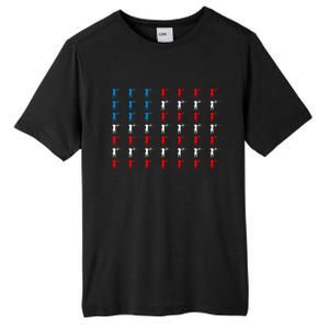 Archery Archer American Flag Independence Day 4th Of July Gift Tall Fusion ChromaSoft Performance T-Shirt