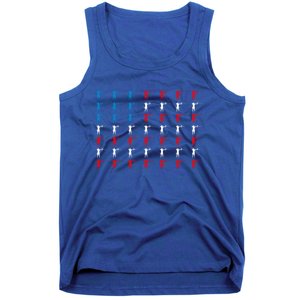 Archery Archer American Flag Independence Day 4th Of July Gift Tank Top