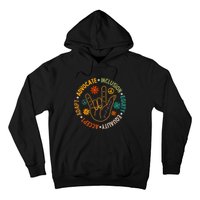 Accept Adapt Advocate Inclusion Equity Equality Hoodie