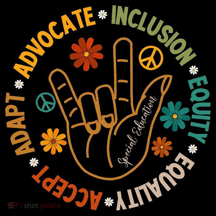 Accept Adapt Advocate Inclusion Equity Equality Button