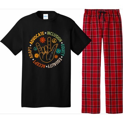 Accept Adapt Advocate Inclusion Equity Equality Pajama Set