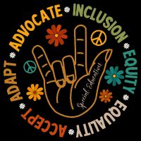 Accept Adapt Advocate Inclusion Equity Equality 16 in Basic Backpack