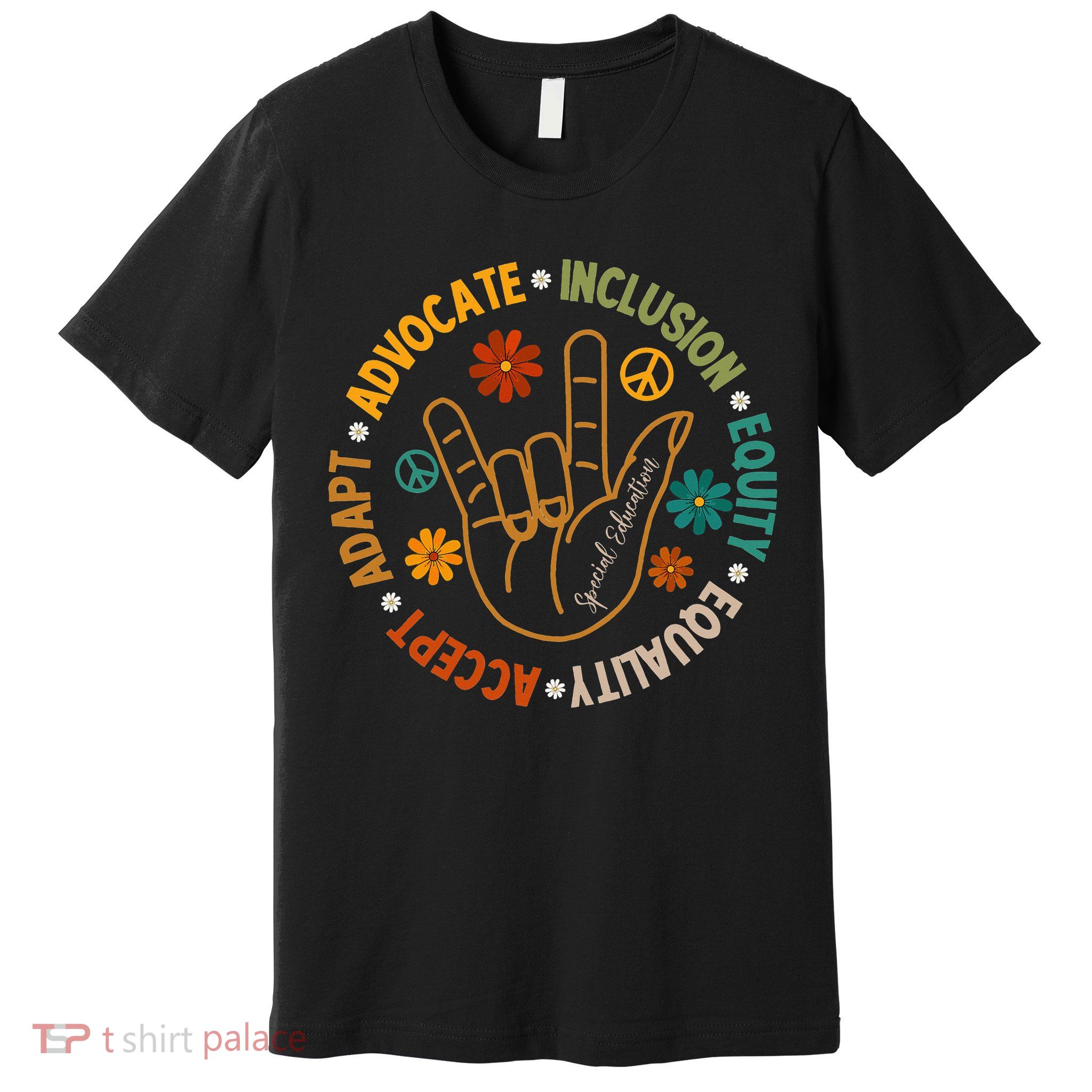Accept Adapt Advocate Inclusion Equity Equality Premium T-Shirt
