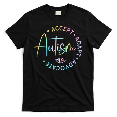 Autism Awareness Accept Adapt Advocate Autism  T-Shirt