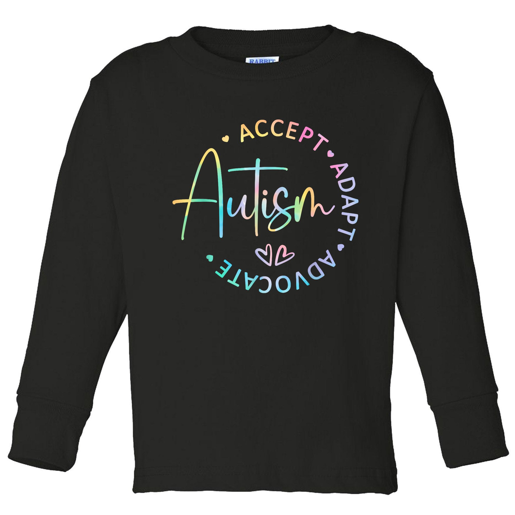 Autism Awareness Accept Adapt Advocate Autism  Toddler Long Sleeve Shirt
