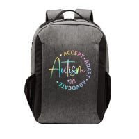 Autism Awareness Accept Adapt Advocate Autism  Vector Backpack