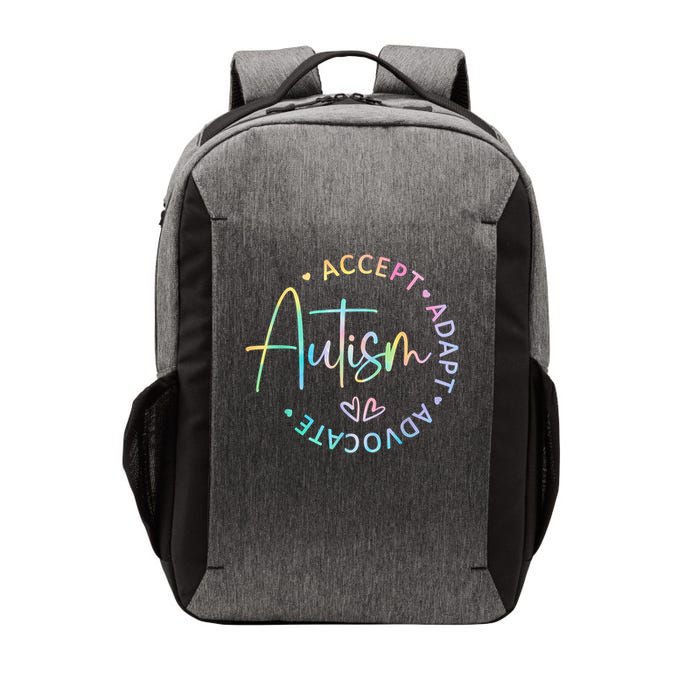 Autism Awareness Accept Adapt Advocate Autism  Vector Backpack