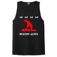 Ah Ah Ah Stayin Alive Cpr PosiCharge Competitor Tank