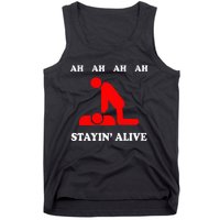 Ah Ah Ah Stayin Alive Cpr Tank Top