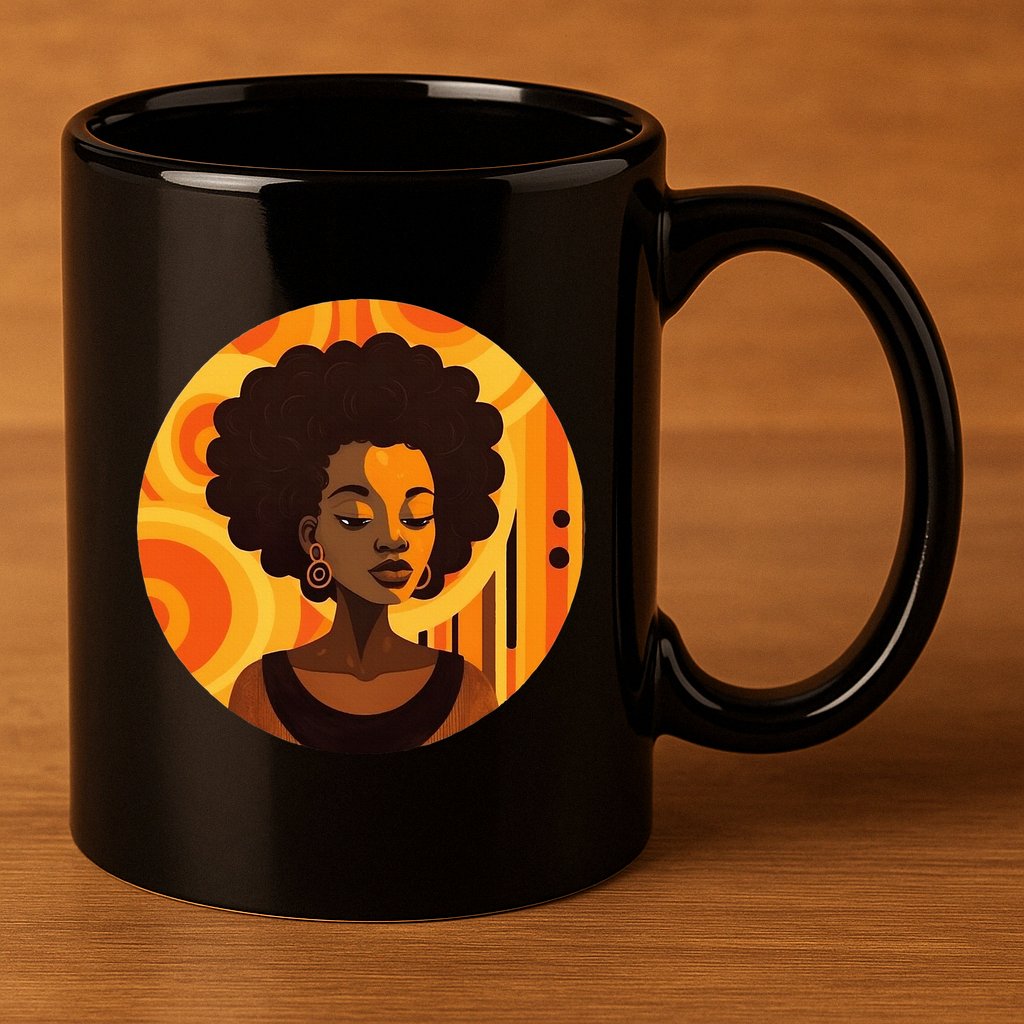 Afrocentric apparel African American designs 11oz C Handle Ceramic Mug