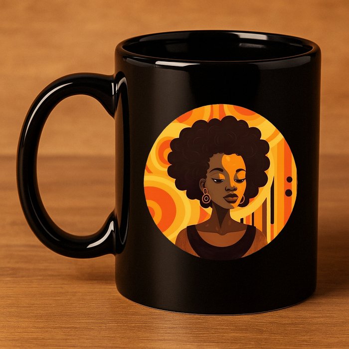 Afrocentric apparel African American designs 11oz C Handle Ceramic Mug