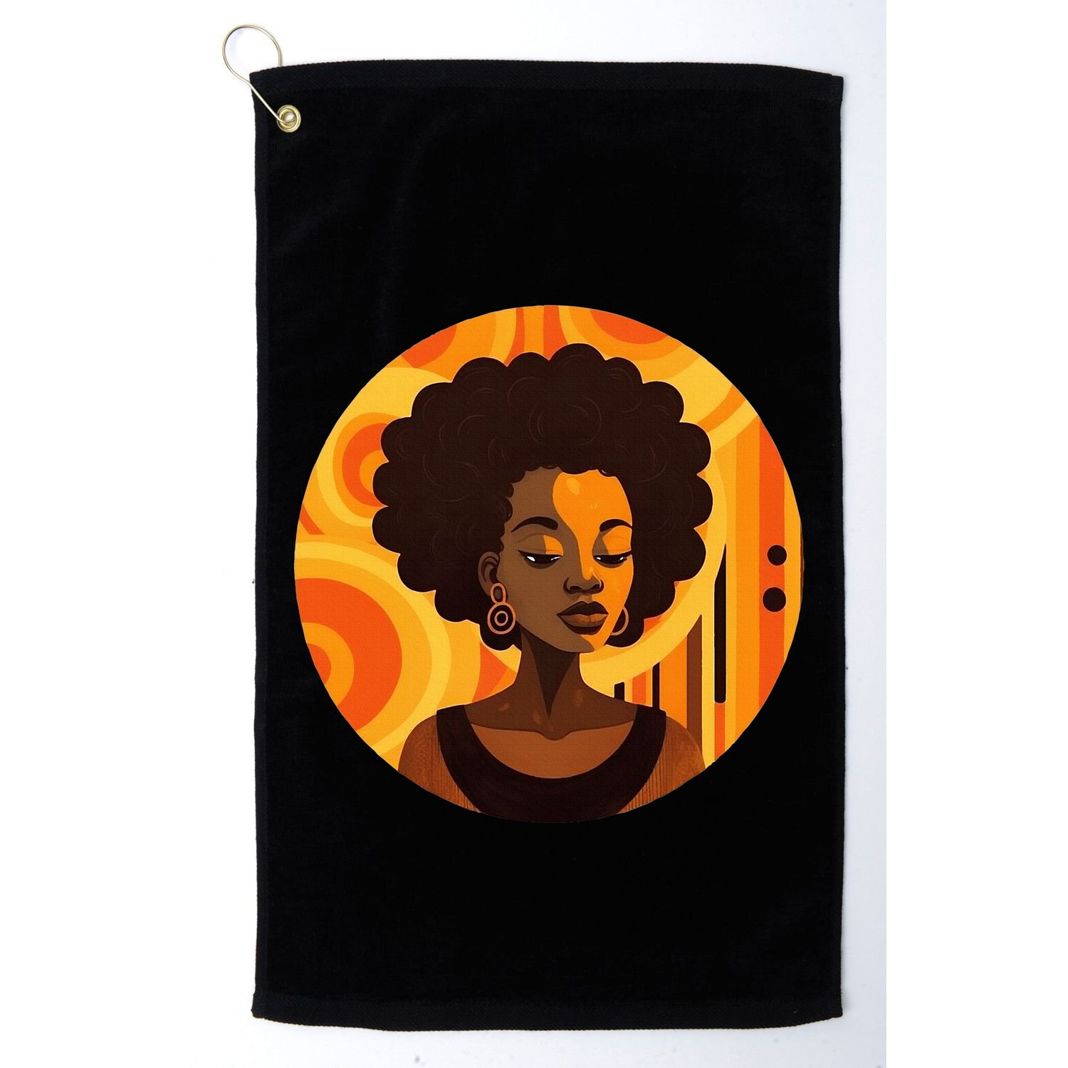 Afrocentric apparel African American designs Golf Towel