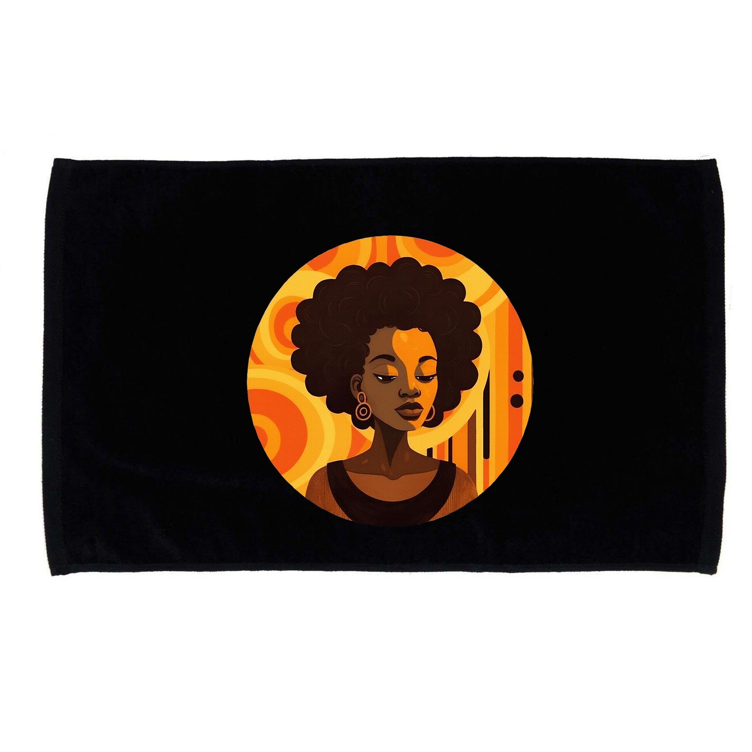 Afrocentric apparel African American designs Microfiber Hand Towel