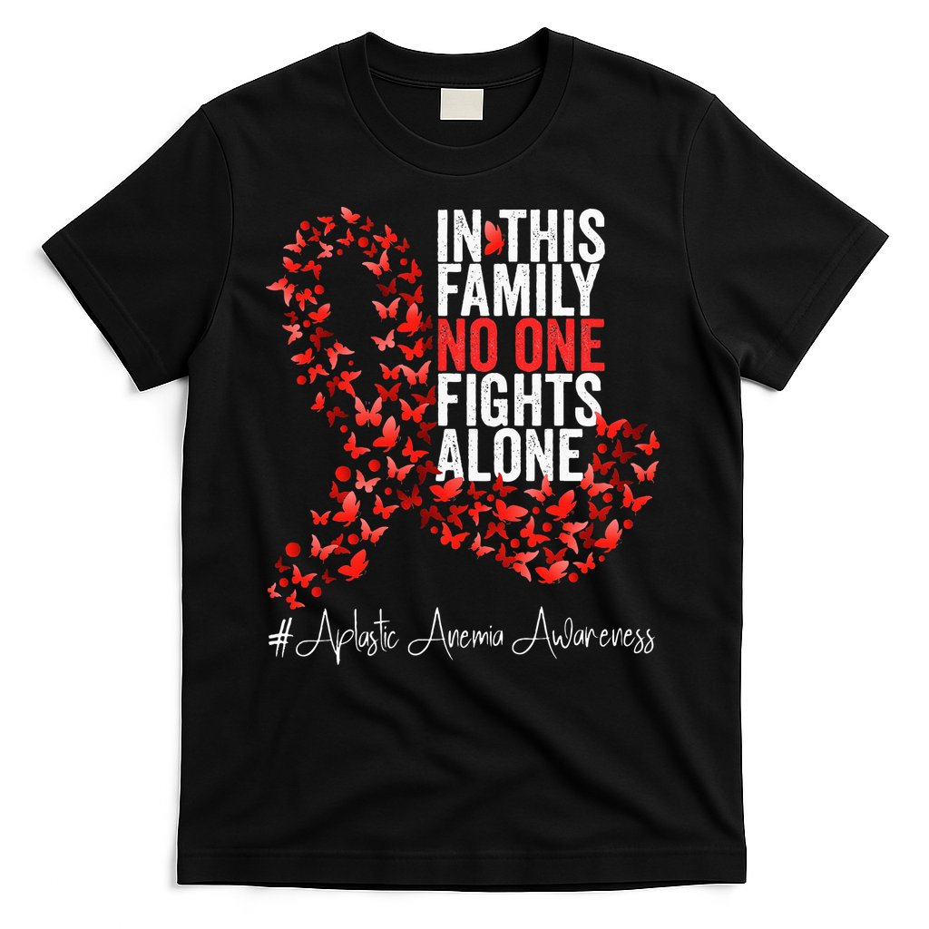 Aplastic Anemia Awareness Month Red Ribbon T-Shirt