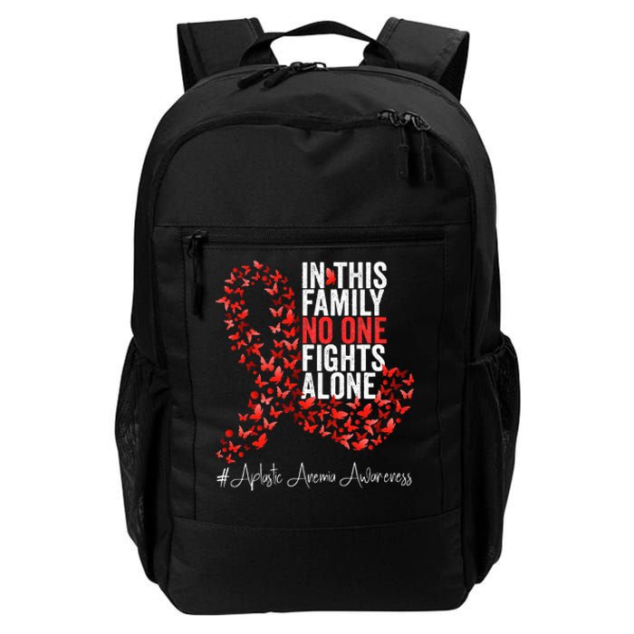 Aplastic Anemia Awareness Month Red Ribbon Daily Commute Backpack