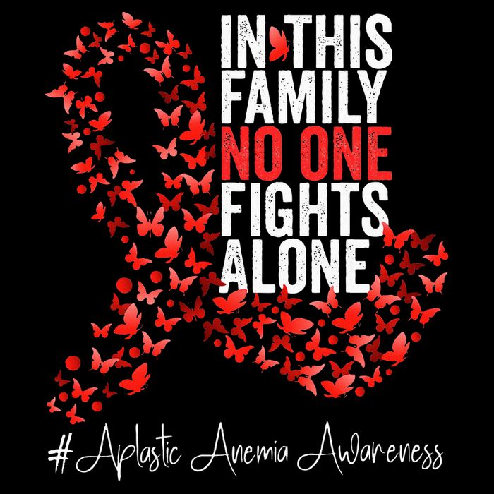 Aplastic Anemia Awareness Month Red Ribbon Zip Tote Bag