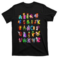 Alphabet Animal ABCs Learning Kindergarten School Teacher T-Shirt