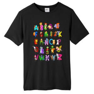 Alphabet Animal ABCs Learning Kindergarten School Teacher Tall Fusion ChromaSoft Performance T-Shirt