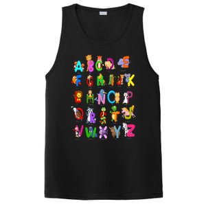 Alphabet Animal ABCs Learning Kindergarten School Teacher PosiCharge Competitor Tank