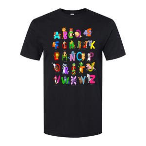 Alphabet Animal ABCs Learning Kindergarten School Teacher Softstyle CVC T-Shirt