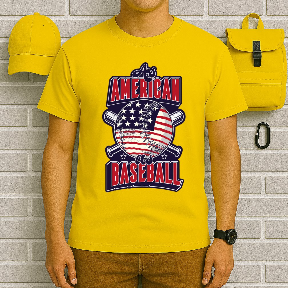 As American As Baseball T-Shirt