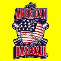 As American As Baseball Womens T-Shirt