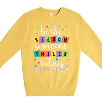 Activity Assistant Appreciation Activity Professional Week Premium Crewneck Sweatshirt