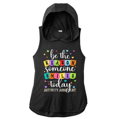 Activity Assistant Appreciation Activity Professional Week Ladies PosiCharge Tri-Blend Wicking Draft Hoodie Tank