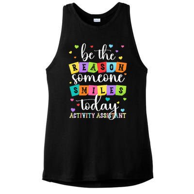 Activity Assistant Appreciation Activity Professional Week Ladies PosiCharge Tri-Blend Wicking Tank