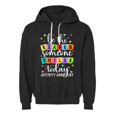 Activity Assistant Appreciation Activity Professional Week Garment-Dyed Fleece Hoodie