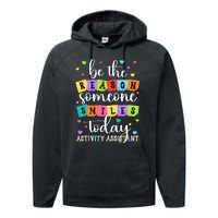 Activity Assistant Appreciation Activity Professional Week Performance Fleece Hoodie