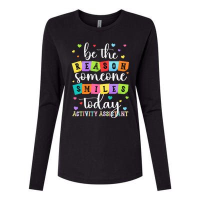 Activity Assistant Appreciation Activity Professional Week Womens Cotton Relaxed Long Sleeve T-Shirt