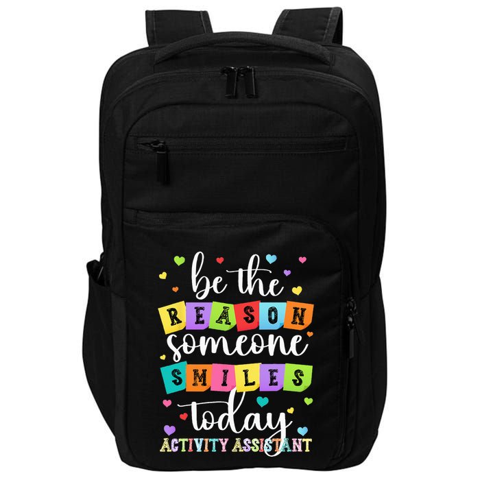 Activity Assistant Appreciation Activity Professional Week Impact Tech Backpack