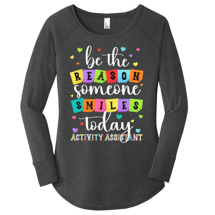 Activity Assistant Appreciation Activity Professional Week Women's Perfect Tri Tunic Long Sleeve Shirt