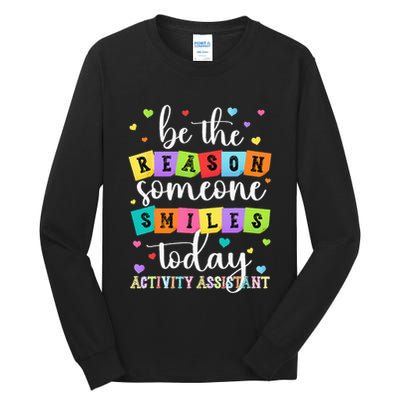 Activity Assistant Appreciation Activity Professional Week Tall Long Sleeve T-Shirt