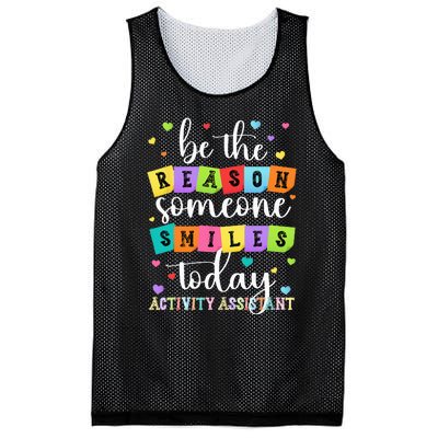 Activity Assistant Appreciation Activity Professional Week Mesh Reversible Basketball Jersey Tank