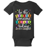 Activity Assistant Appreciation Activity Professional Week Baby Bodysuit