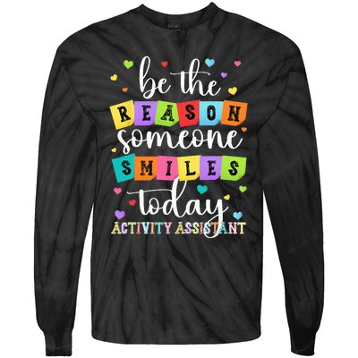 Activity Assistant Appreciation Activity Professional Week Tie-Dye Long Sleeve Shirt