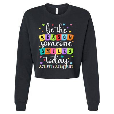 Activity Assistant Appreciation Activity Professional Week Cropped Pullover Crew