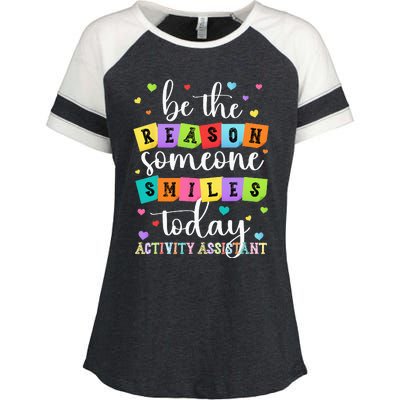 Activity Assistant Appreciation Activity Professional Week Enza Ladies Jersey Colorblock Tee