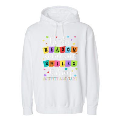 Activity Assistant Appreciation Activity Professional Week Garment-Dyed Fleece Hoodie