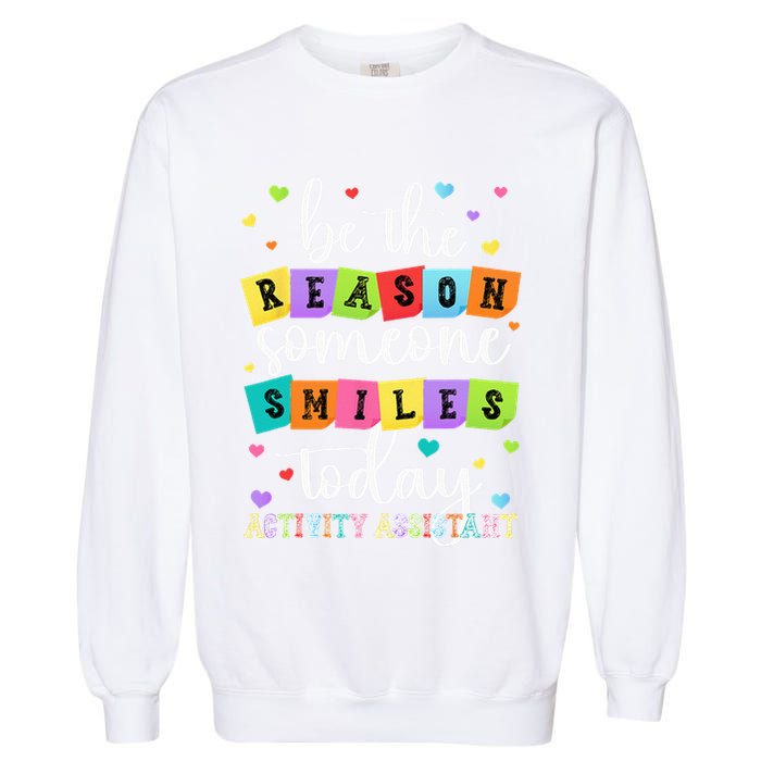 Activity Assistant Appreciation Activity Professional Week Garment-Dyed Sweatshirt